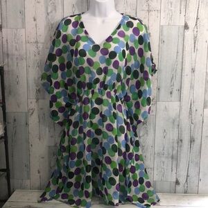 Azure Sheer Tunic/Dress/Swimsuit Cover Up OS